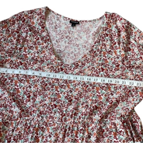 3X Torrid Floral Patterned Textured Mini Skater Dress - Picture 14 of 15
